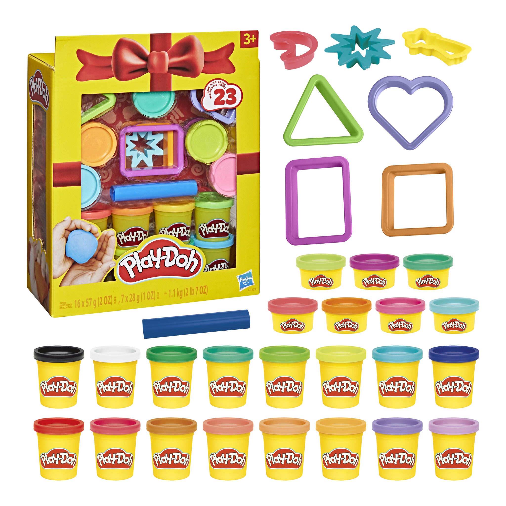 Play-Doh Giftable Compound & Tools Set with 23 Cans and 8 Tools