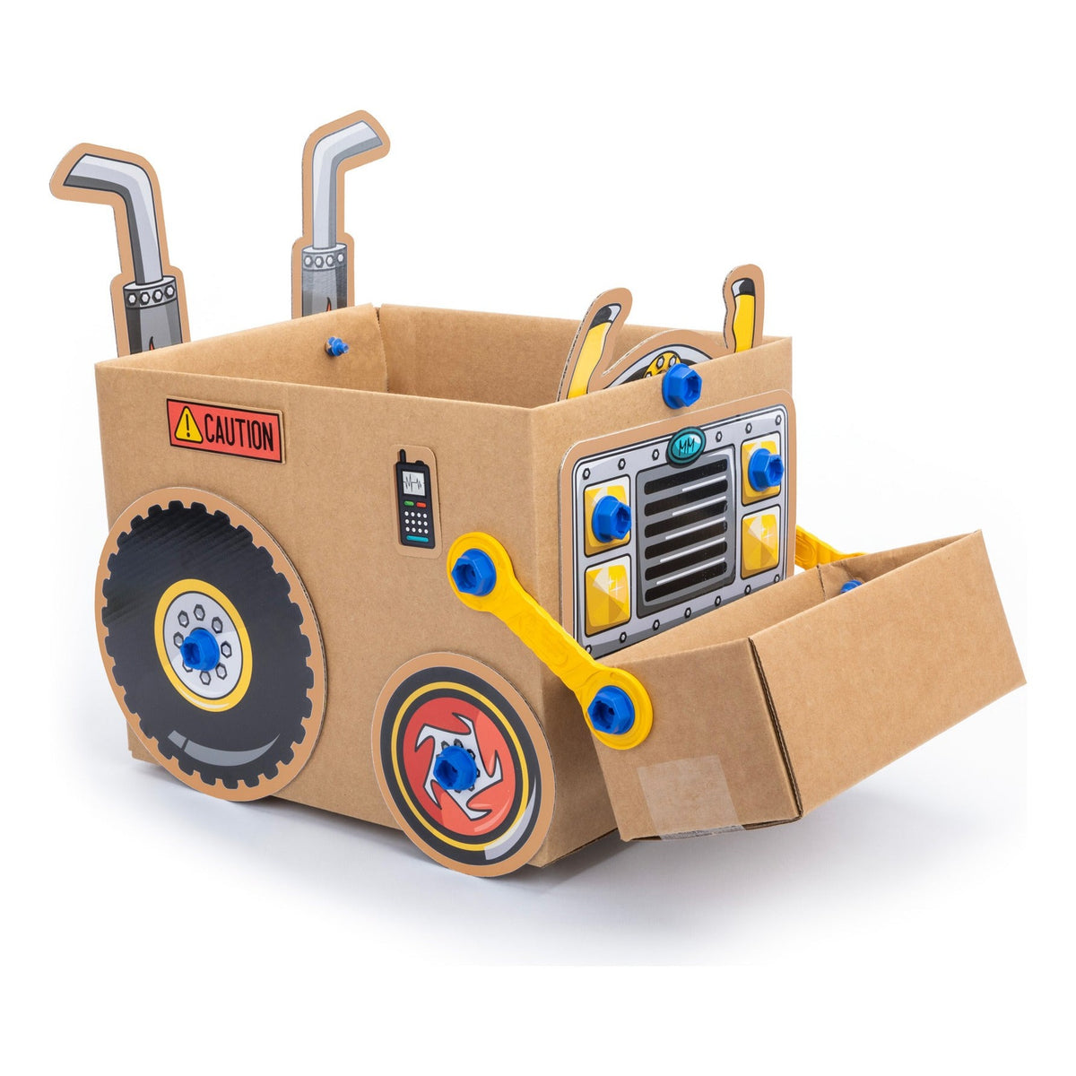 Boxineers Cardboard Vehicles Craft Kit – 84 Pieces