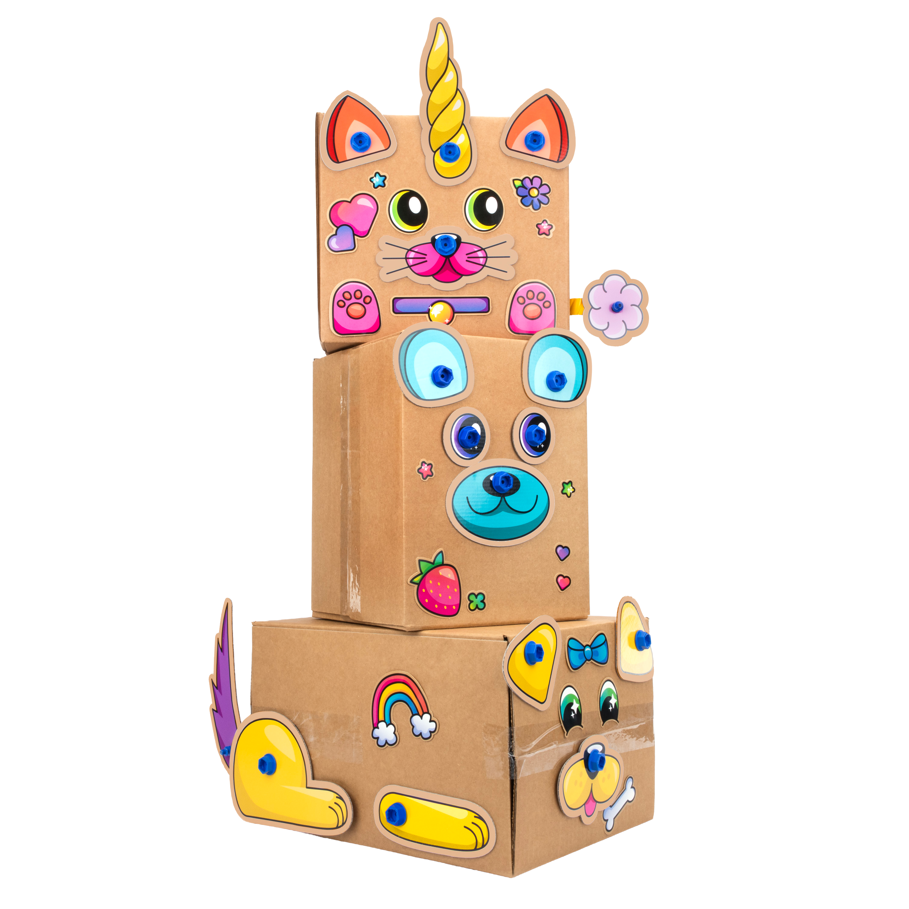 Learning Resources Boxineers Cardboard Animals Craft Kit