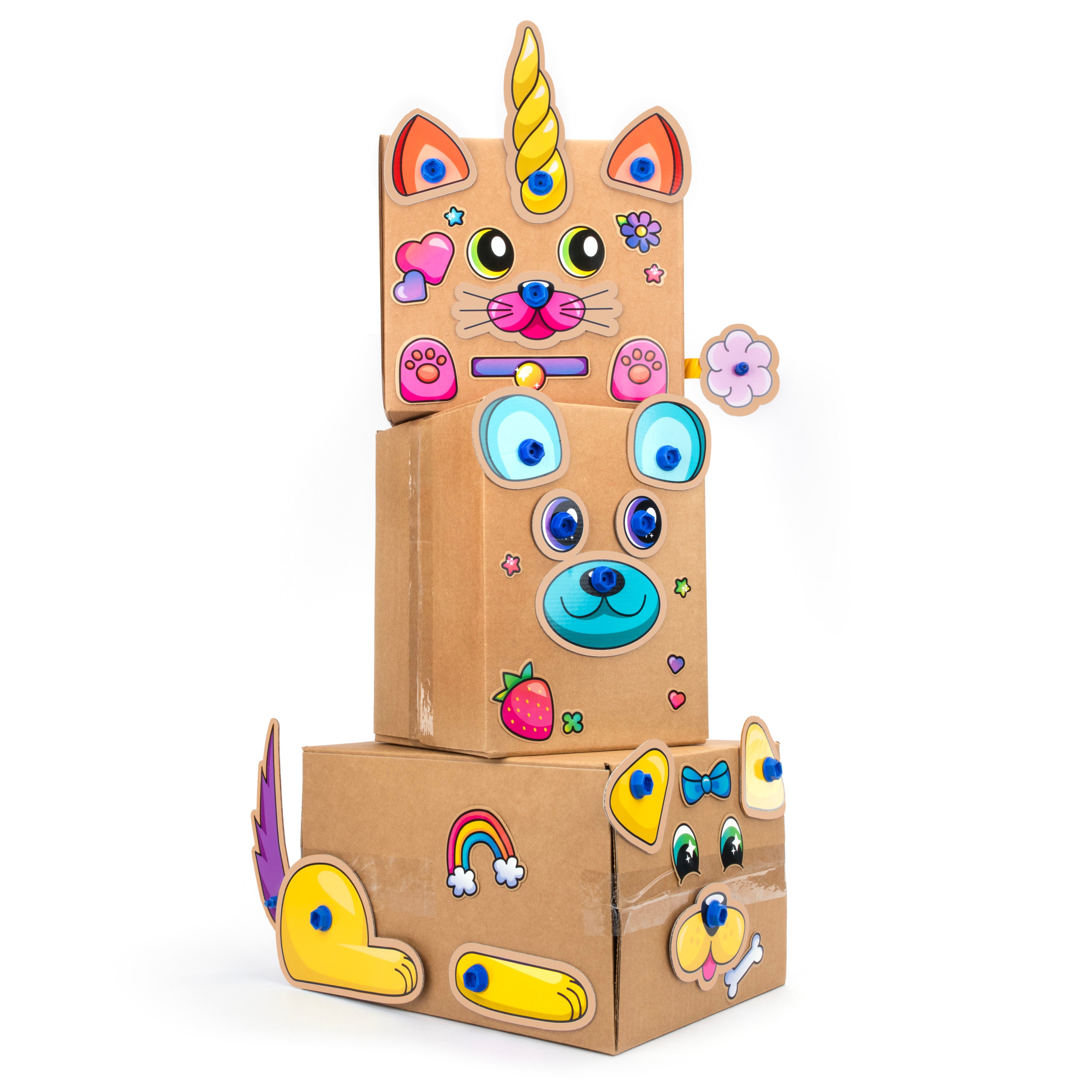 Learning Resources Boxineers Cardboard Animals Craft Kit