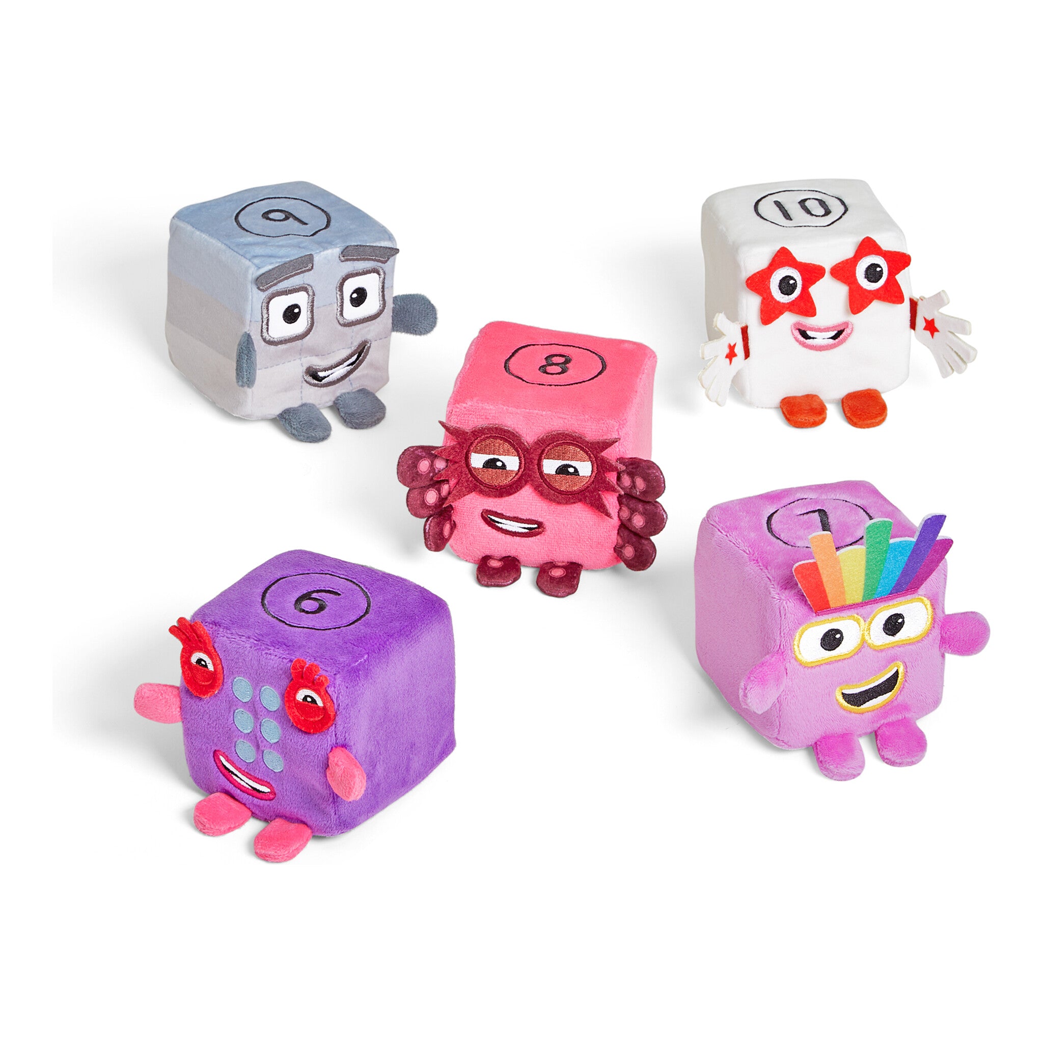 Numberblocks Eight Blocklets Mini Plush