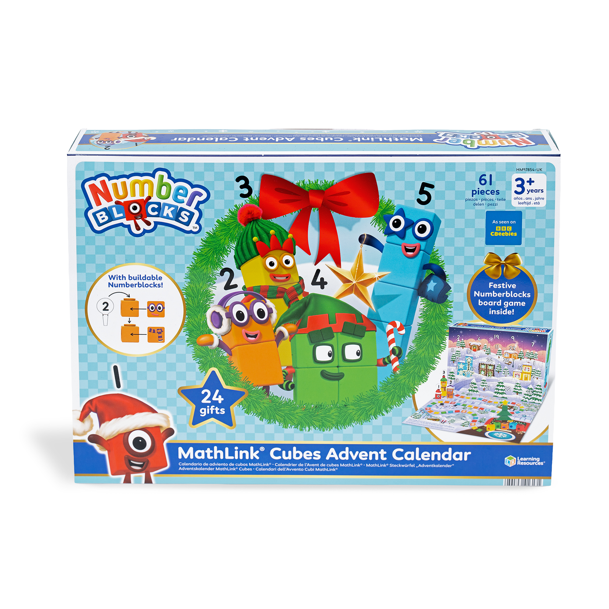 Learning Resources Numberblocks MathLink Cubes Advent Calendar