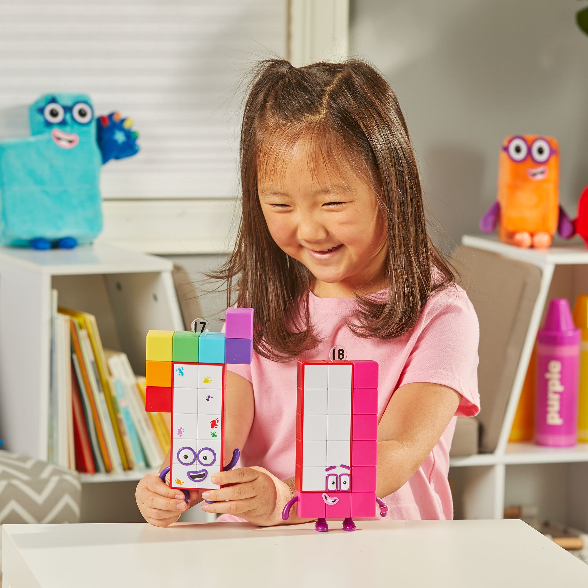 Learning Resources Numberblocks Friends Seventeen and Eighteen Figures