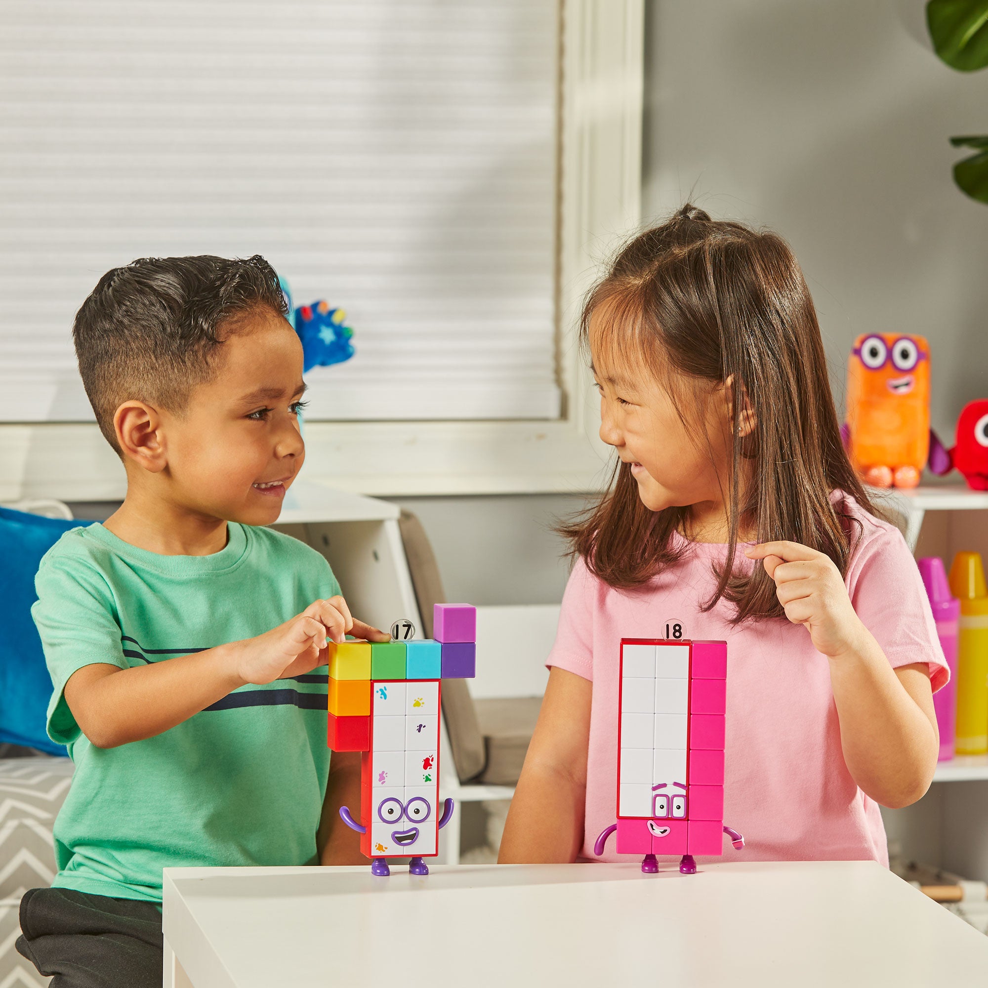 Learning Resources Numberblocks Friends Seventeen and Eighteen Figures