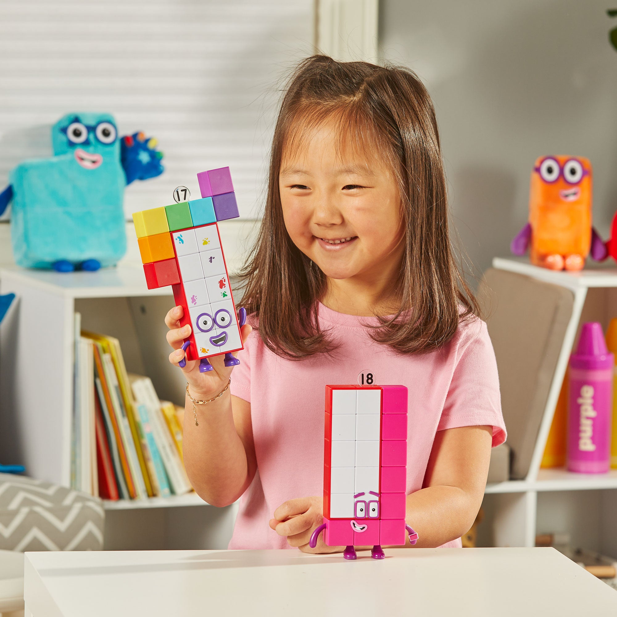 Learning Resources Numberblocks Friends Seventeen and Eighteen Figures