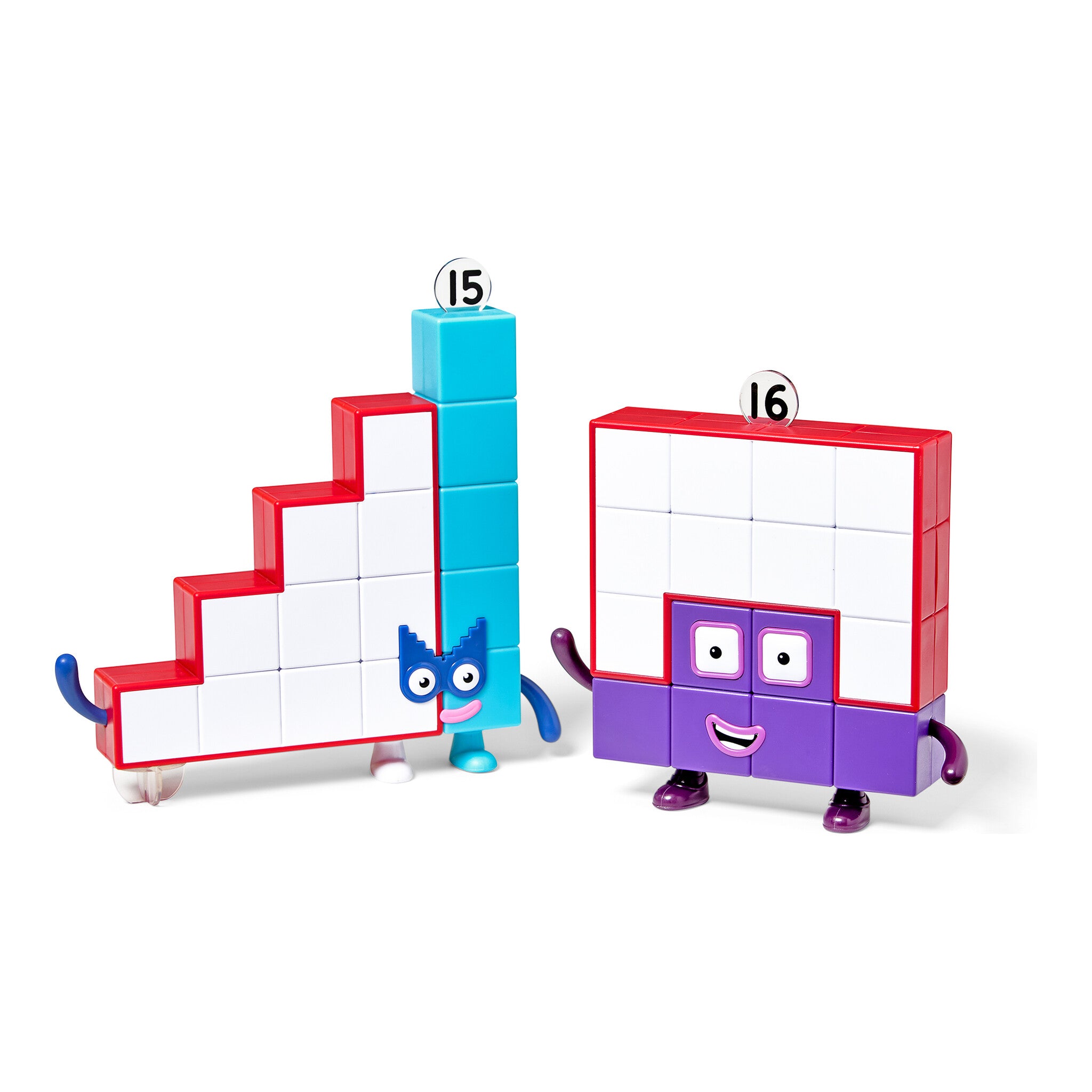Numberblocks Friends Fifteen and Sixteen Figures