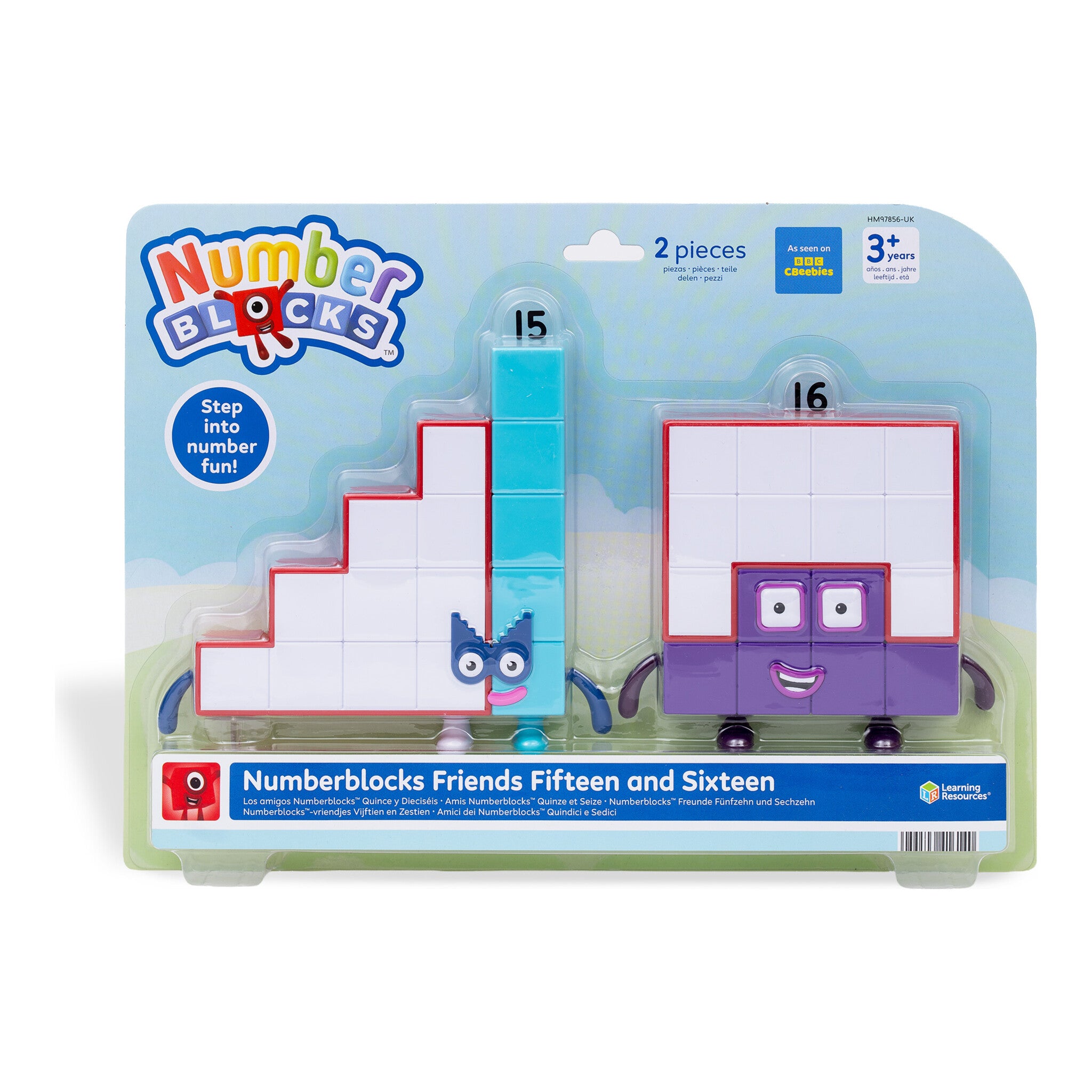 Numberblocks Friends Fifteen and Sixteen Figures