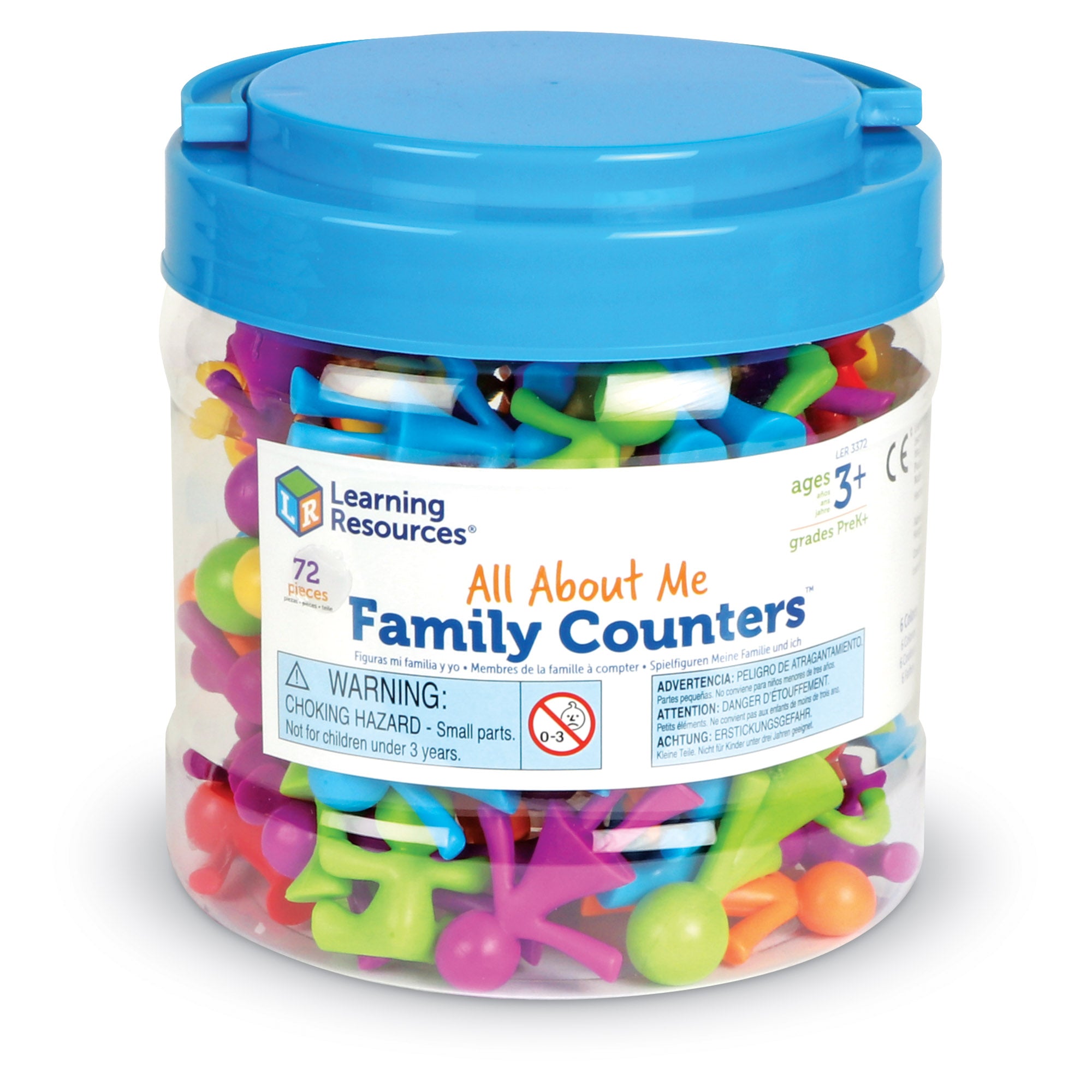 Learning Resources - All About Me Family Counters Set of 72