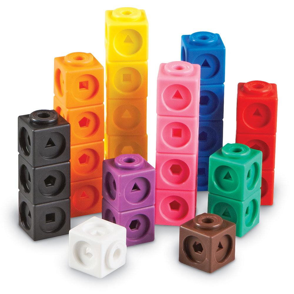 Learning Resources - MathLink Cubes Set of 100 for Learning