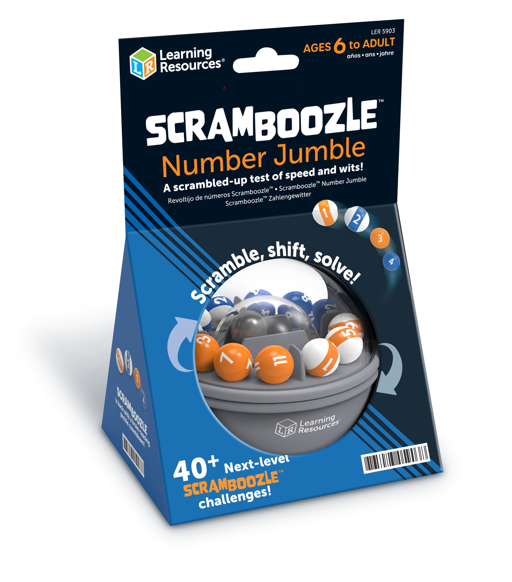 Learning Resources Scramboozle Number Jumble Puzzle Game