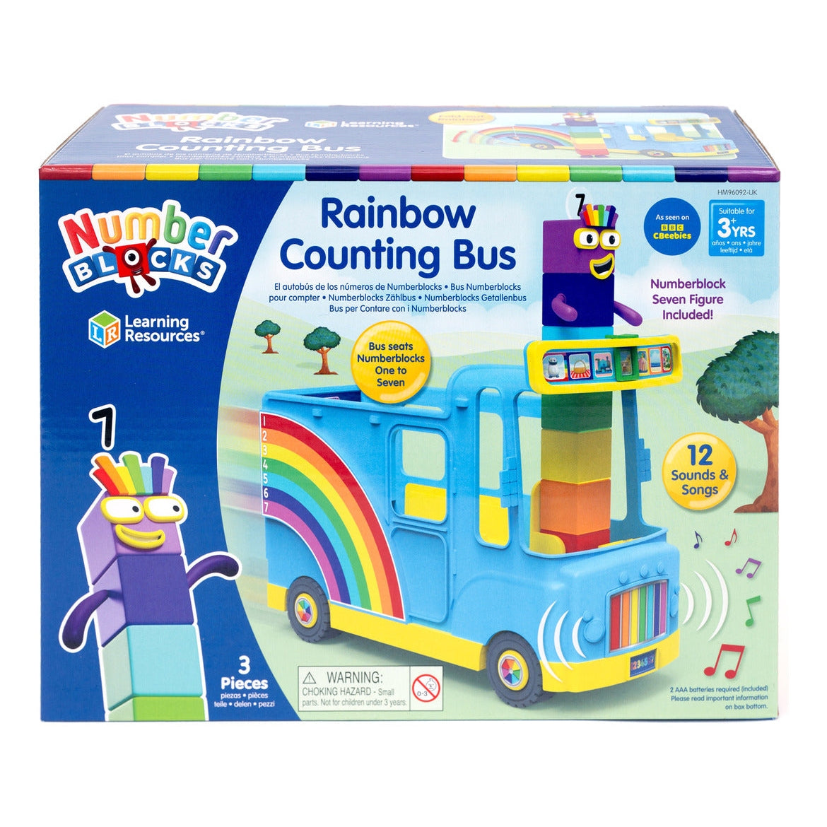 Numberblocks Empty Freestanding Retail Display Unit