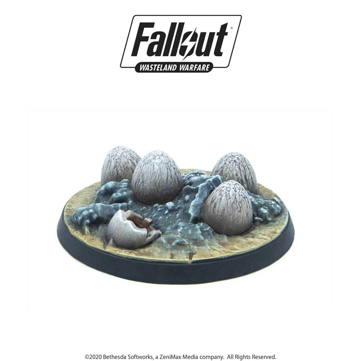 Fallout: Wasteland Warfare – Mirelurk Hatchlings + Eggs Miniatures Set