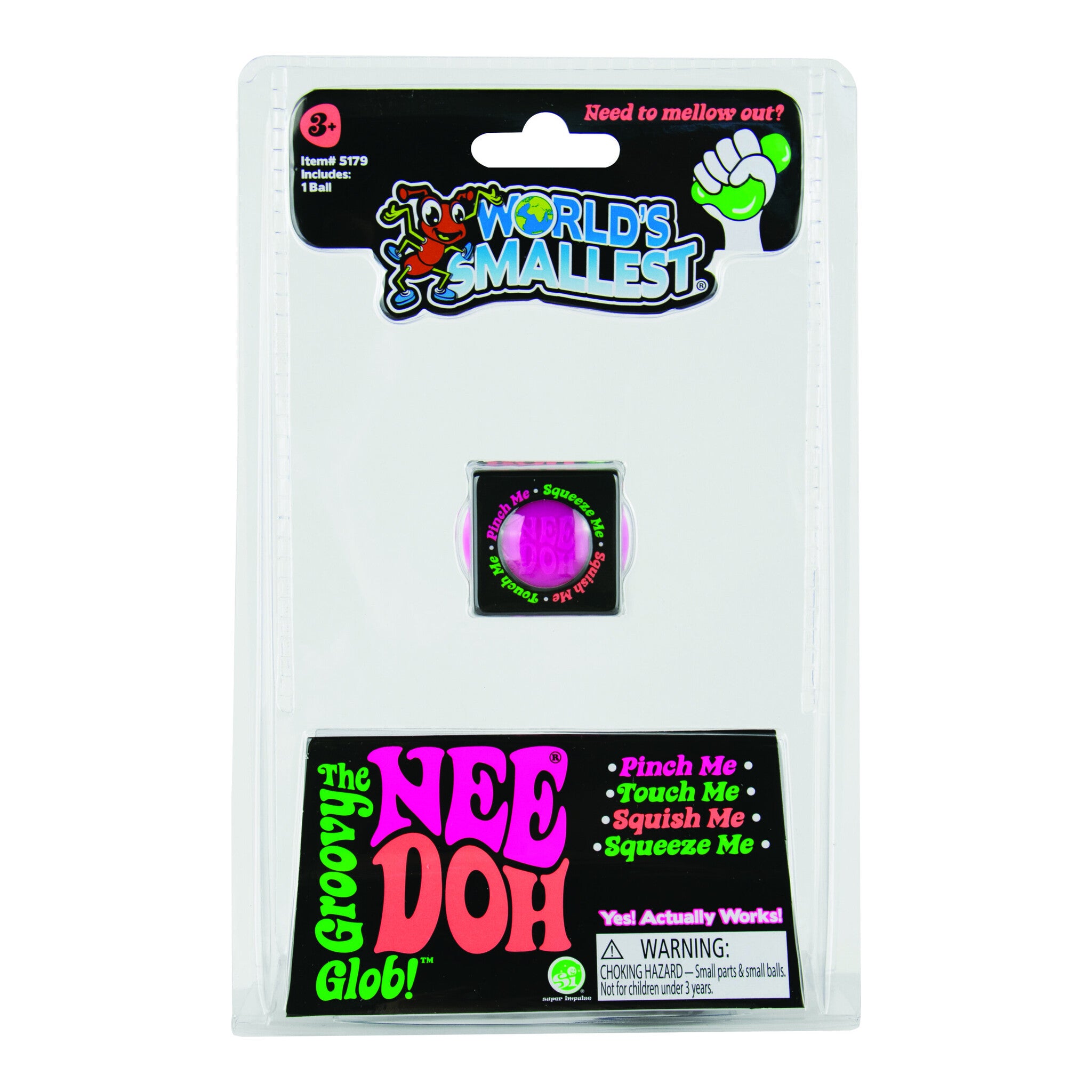 World's Smallest NeeDoh Mini Sensory Stress Ball