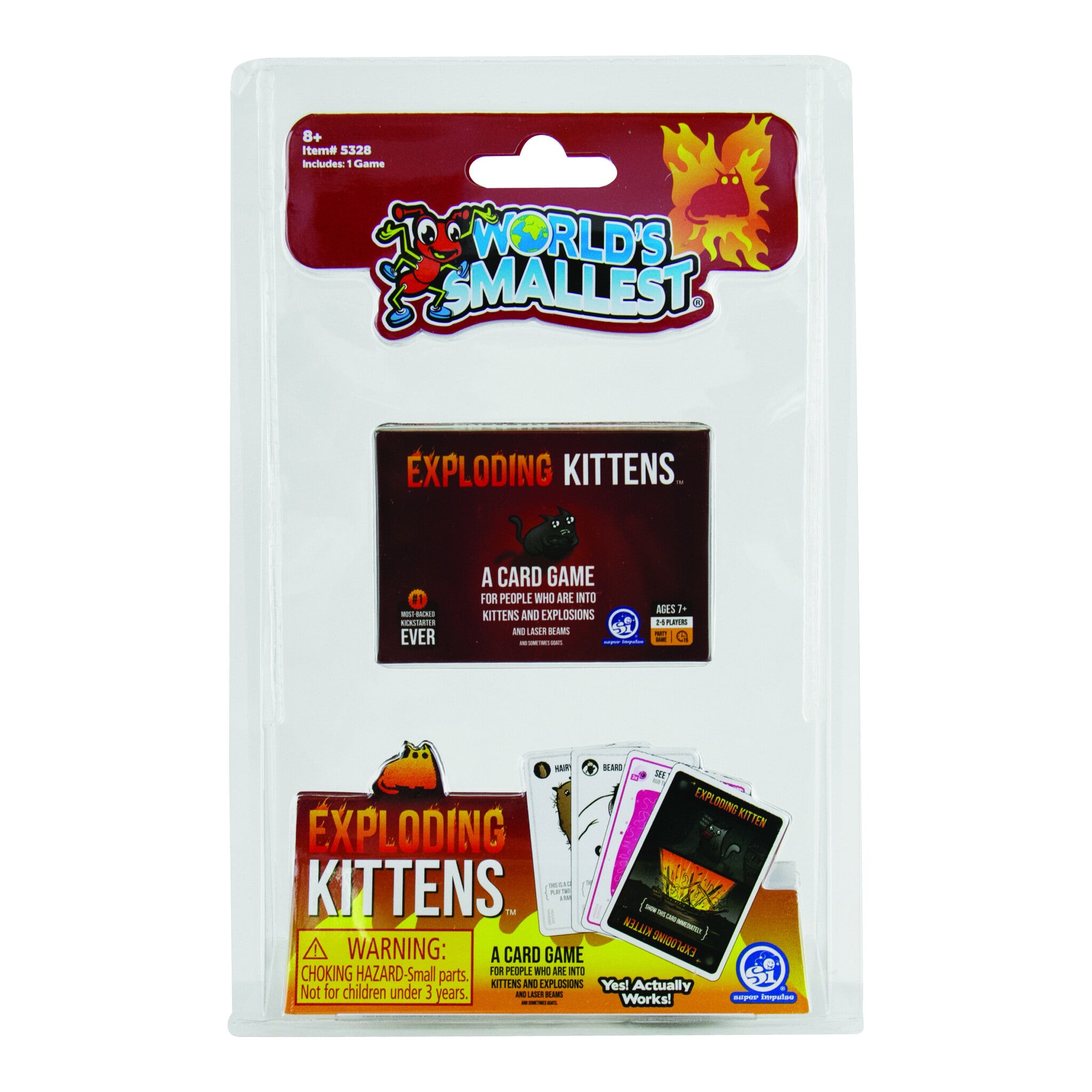 World's Smallest Exploding Kittens Card Game