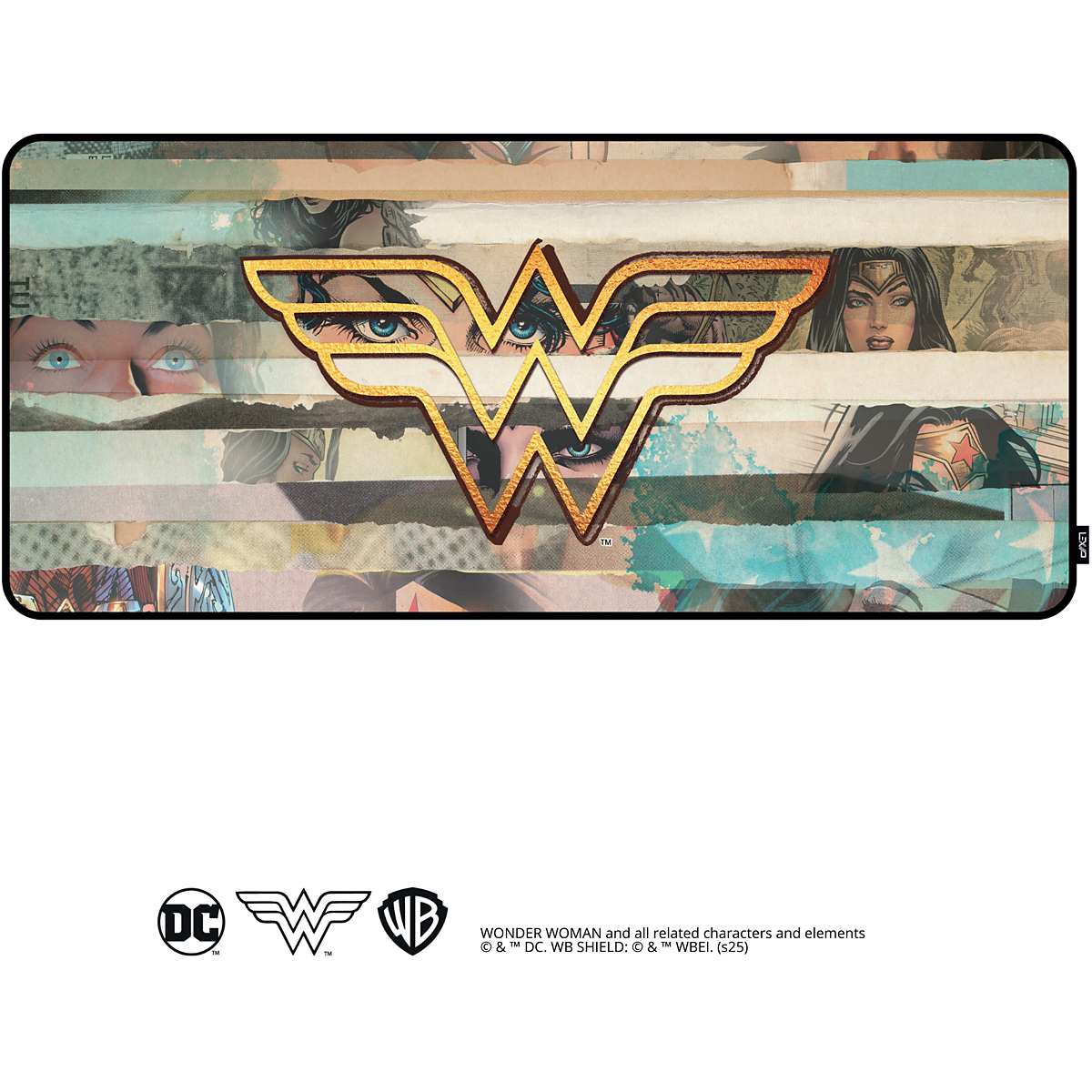 Lexip x Warner Bros. Wonder Woman Strips XXL Mouse Pad