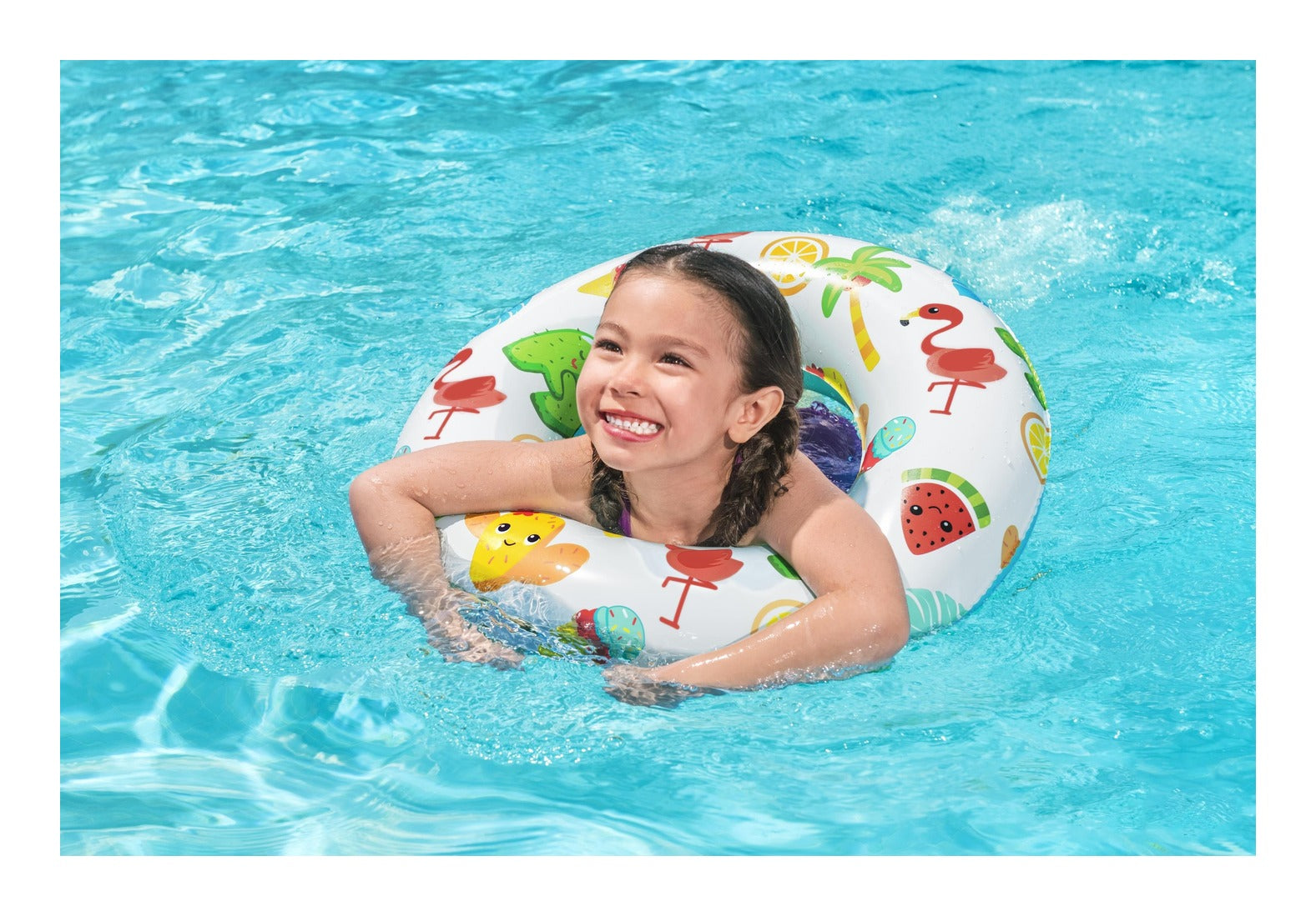 Bestway Sandy Shore 61cm Children's Swim Tube – Assorted Designs