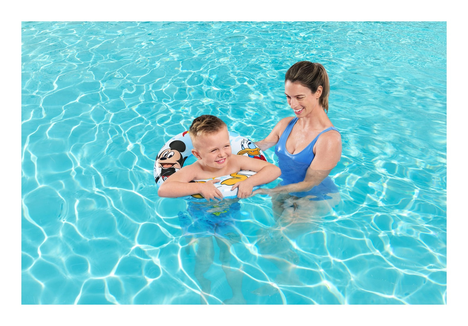 Bestway Disney Mickey & Friends 56cm Inflatable Swim Ring