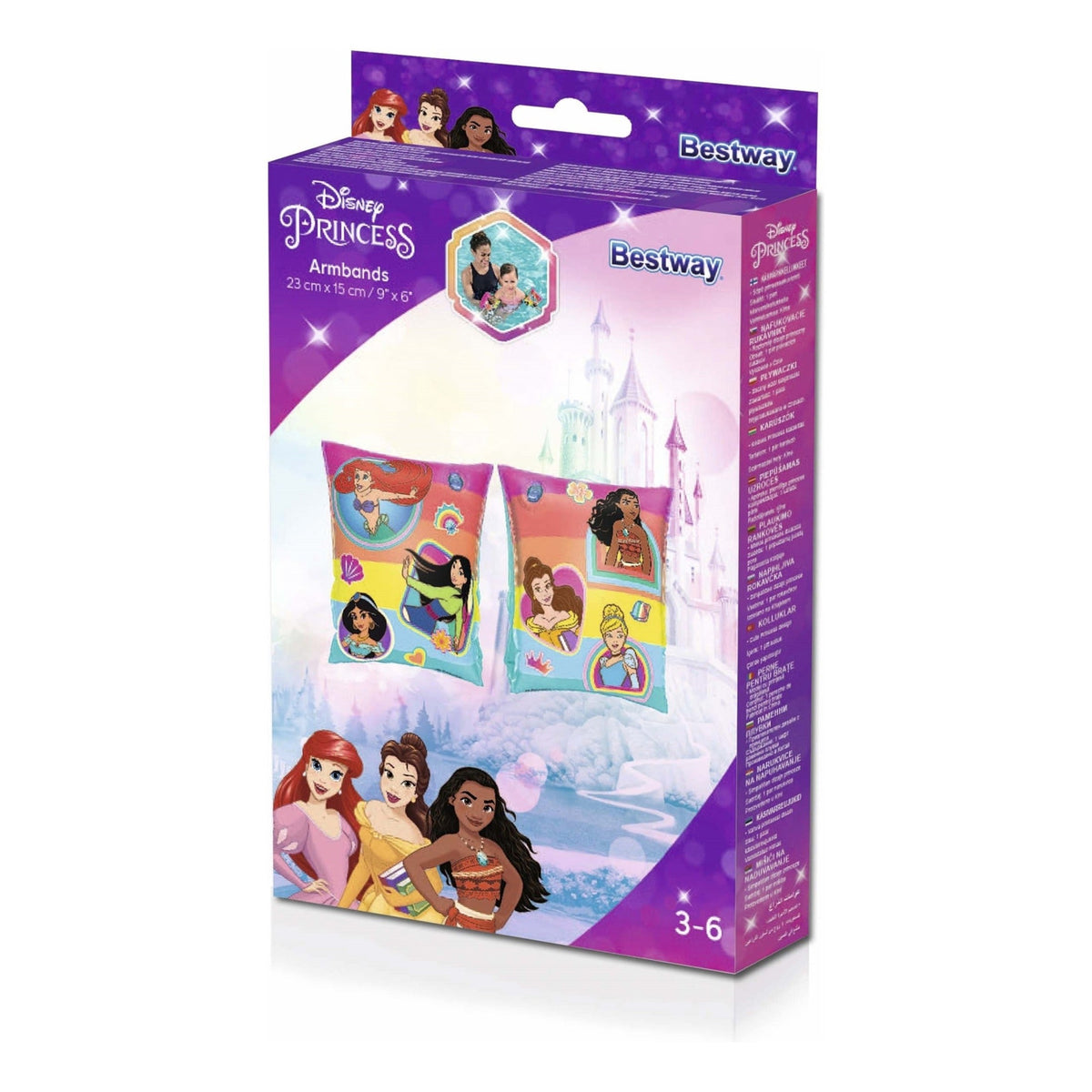 Bestway Disney Princess Inflatable Swim Armbands 23 x 15cm