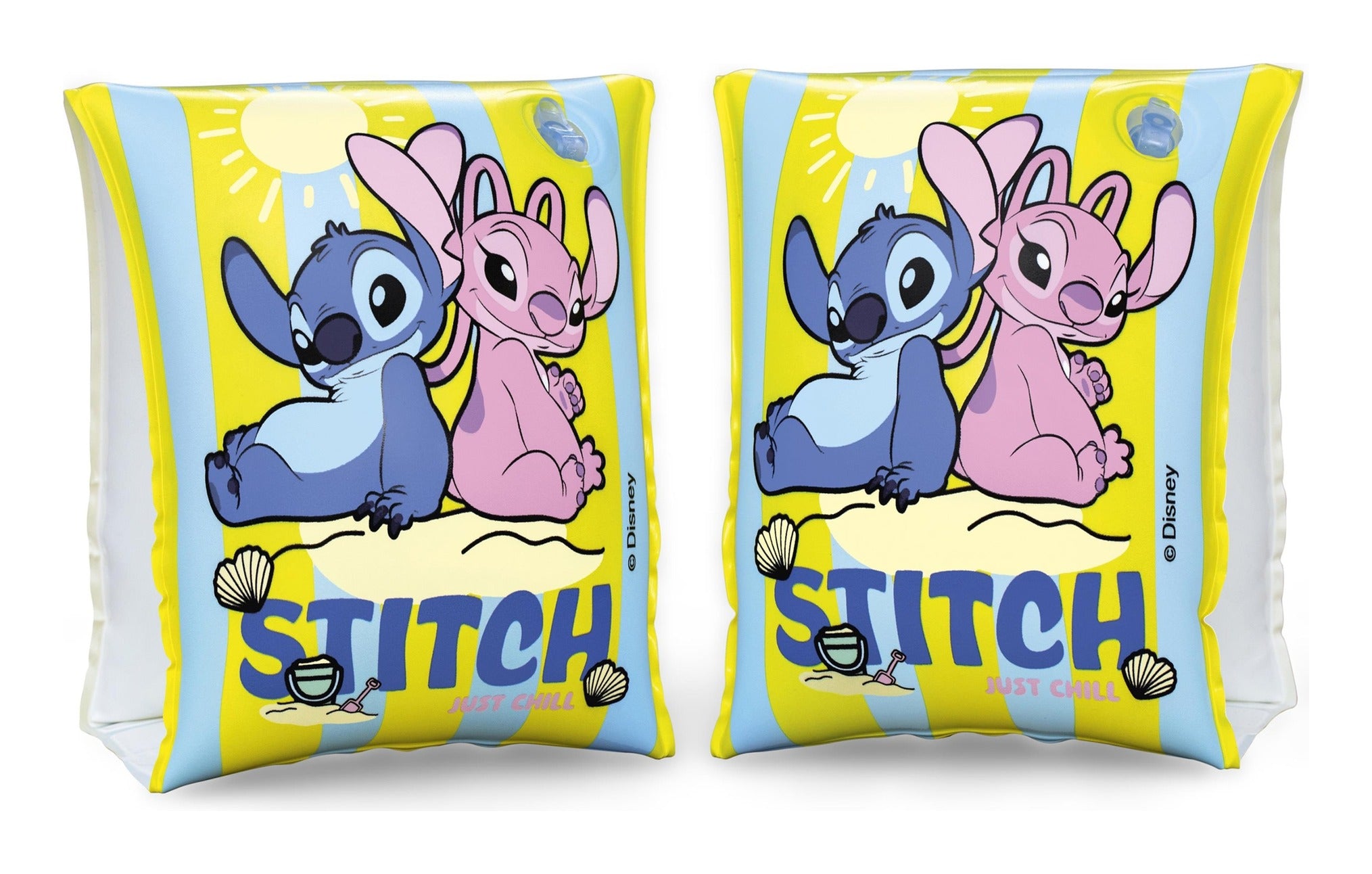 Bestway Disney Stitch Inflatable Swim Armbands 15 x 23cm