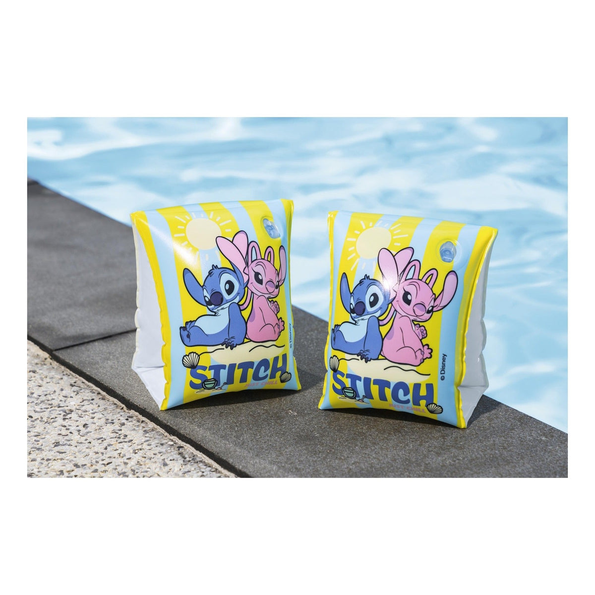 Bestway Disney Stitch Inflatable Swim Armbands 15 x 23cm