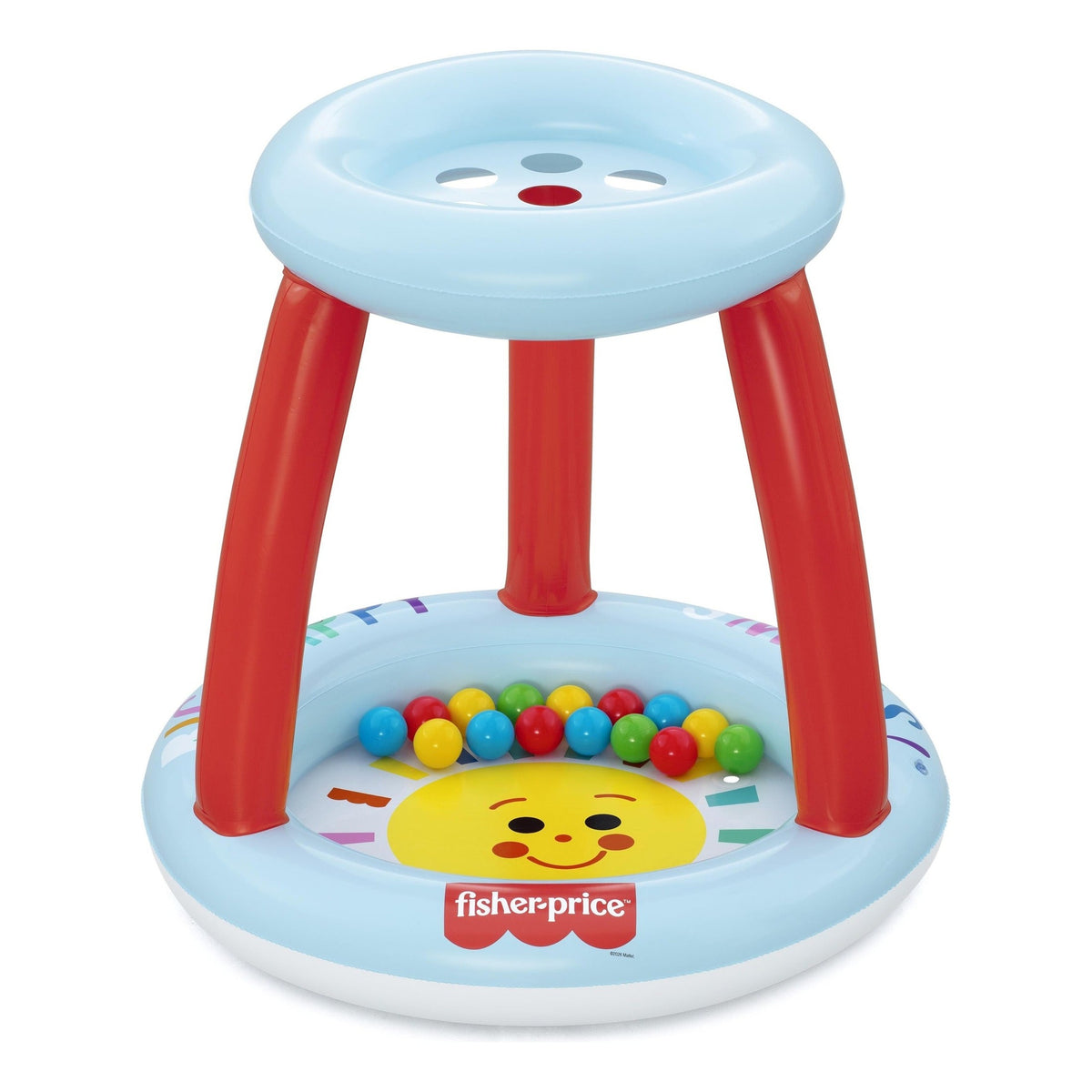 Fisher-Price Lil' Sunshine Inflatable Ball Pit with 15 Balls