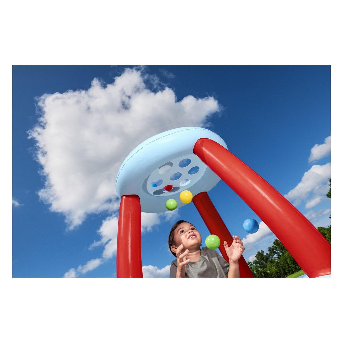Fisher-Price Lil' Sunshine Inflatable Ball Pit with 15 Balls