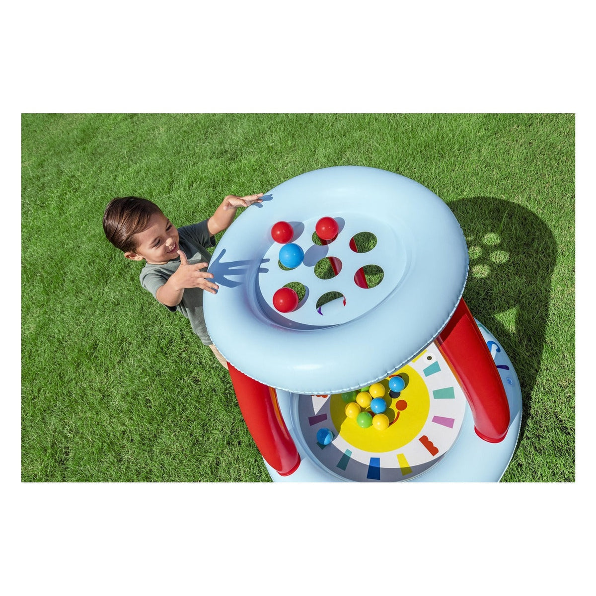 Fisher-Price Lil' Sunshine Inflatable Ball Pit with 15 Balls