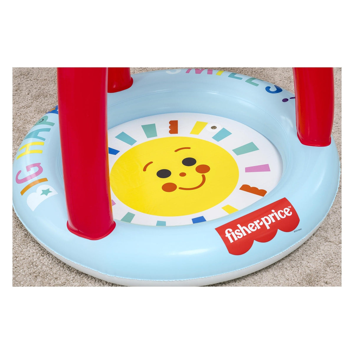 Fisher-Price Lil' Sunshine Inflatable Ball Pit with 15 Balls