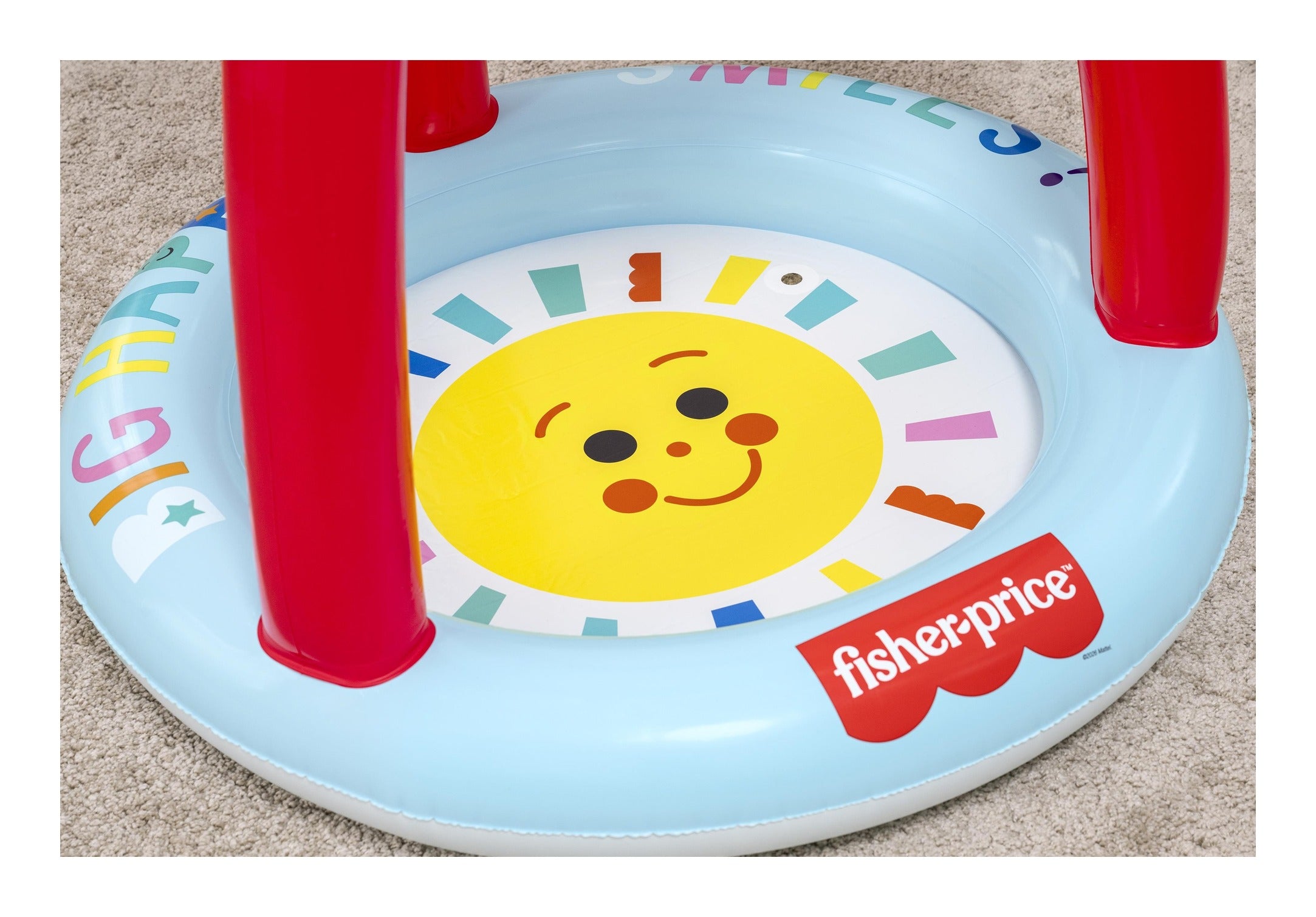 Fisher-Price Lil' Sunshine Inflatable Ball Pit with 15 Balls