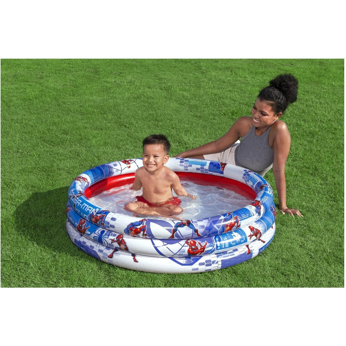 Bestway Marvel Spider-Man 1.22m 3-Ring Inflatable Pool