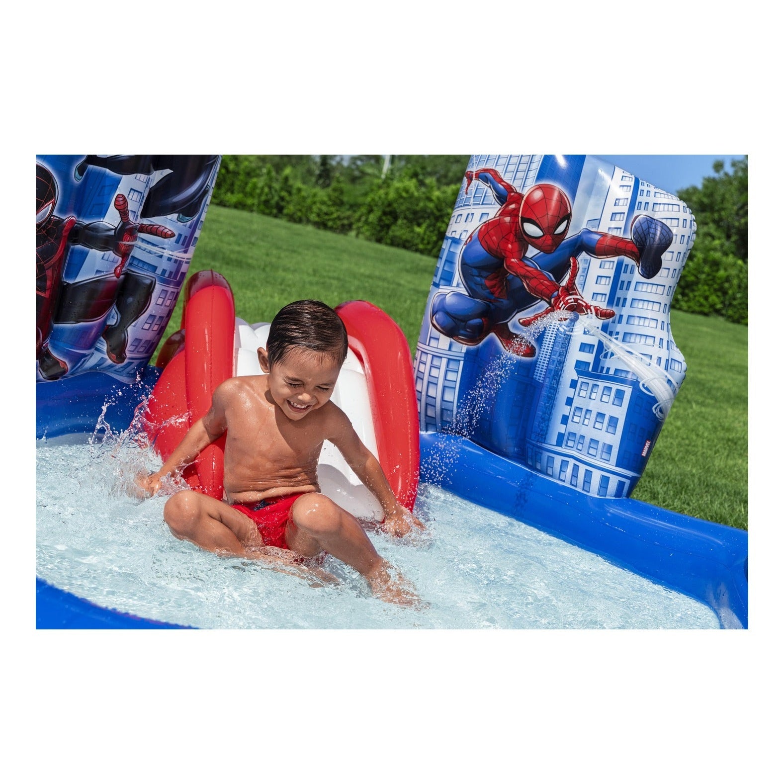 Bestway Marvel Spider-Man Inflatable Play Centre with Slide