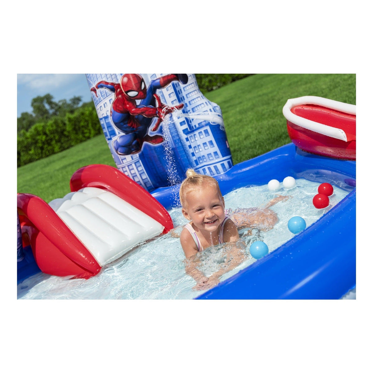 Bestway Marvel Spider-Man Inflatable Play Centre with Slide