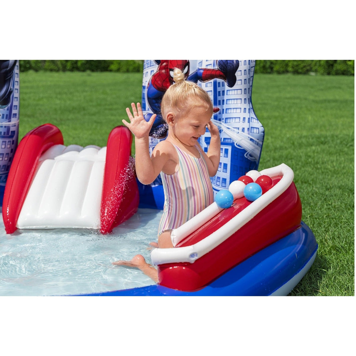 Bestway Marvel Spider-Man Inflatable Play Centre with Slide