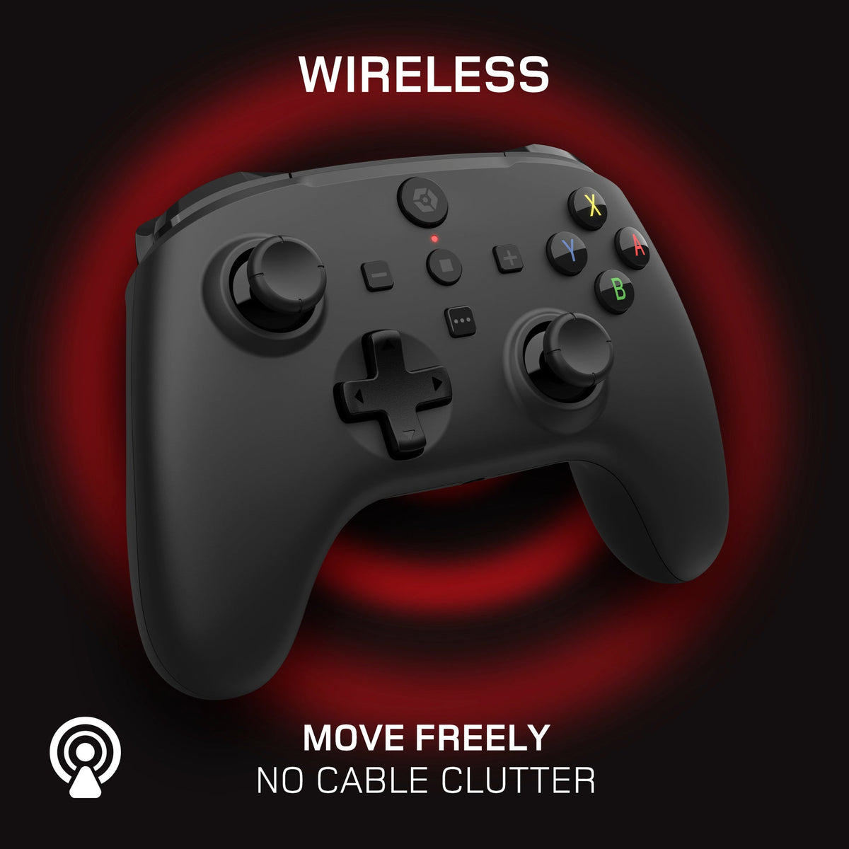 Gioteck WX5 Wireless Controller for Nintendo Switch 2, Switch & PC - Black