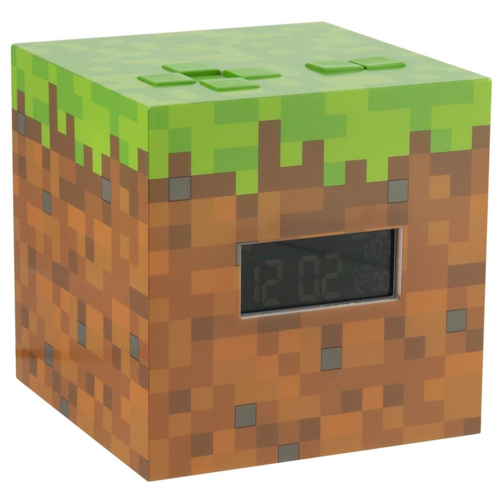 Paladone Minecraft Grass Block Alarm Clock
