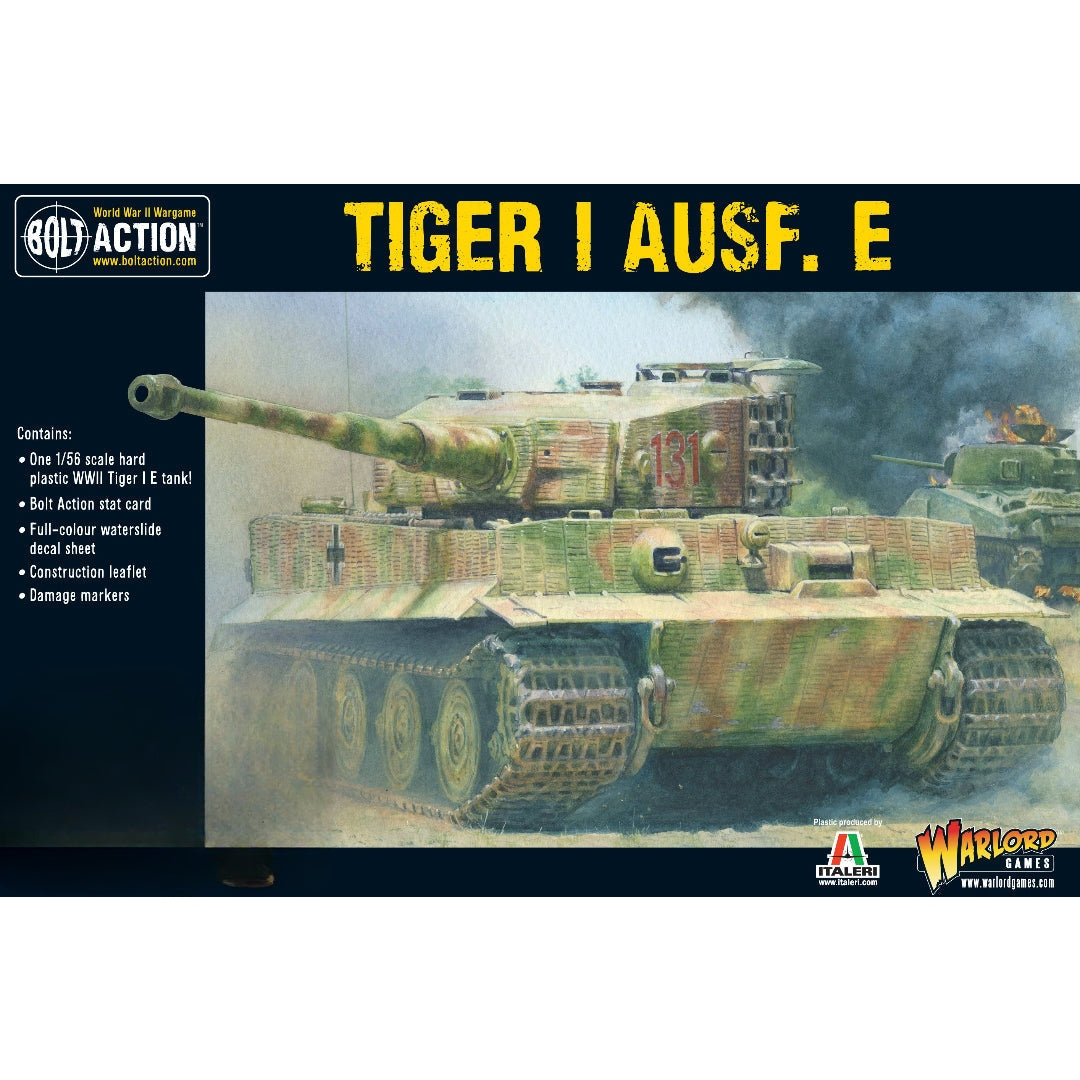 Bolt Action Tiger I Ausf. E Heavy Tank Model Kit