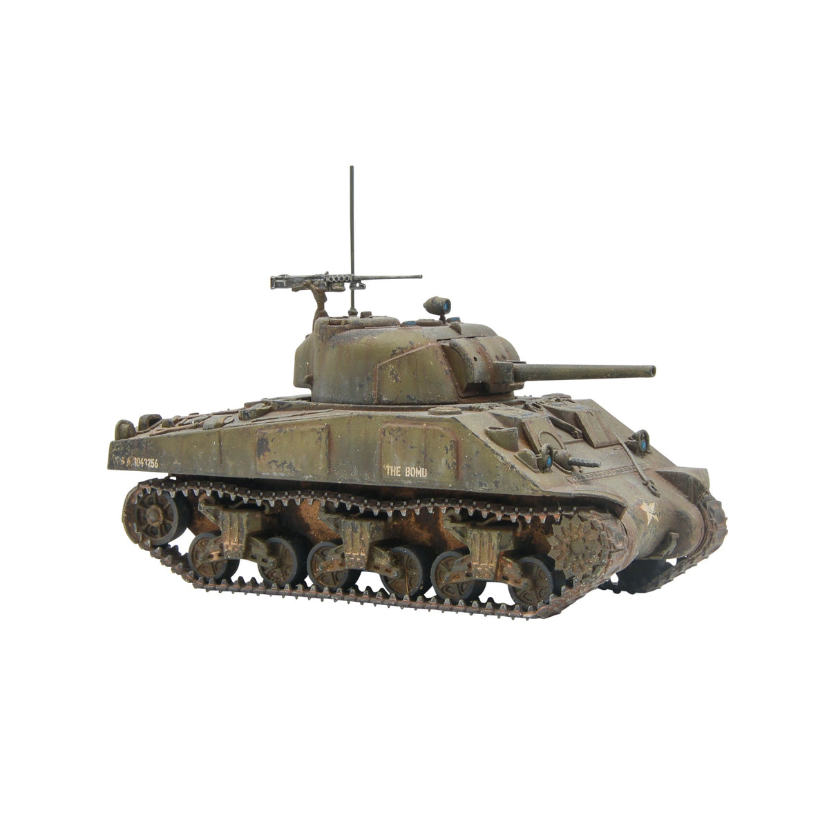 Bolt Action M4 Sherman Medium Tank 1/56 Scale Plastic Model Kit