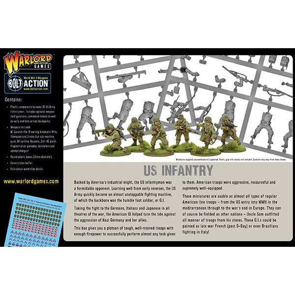 Bolt Action US Infantry Platoon – WWII American GIs