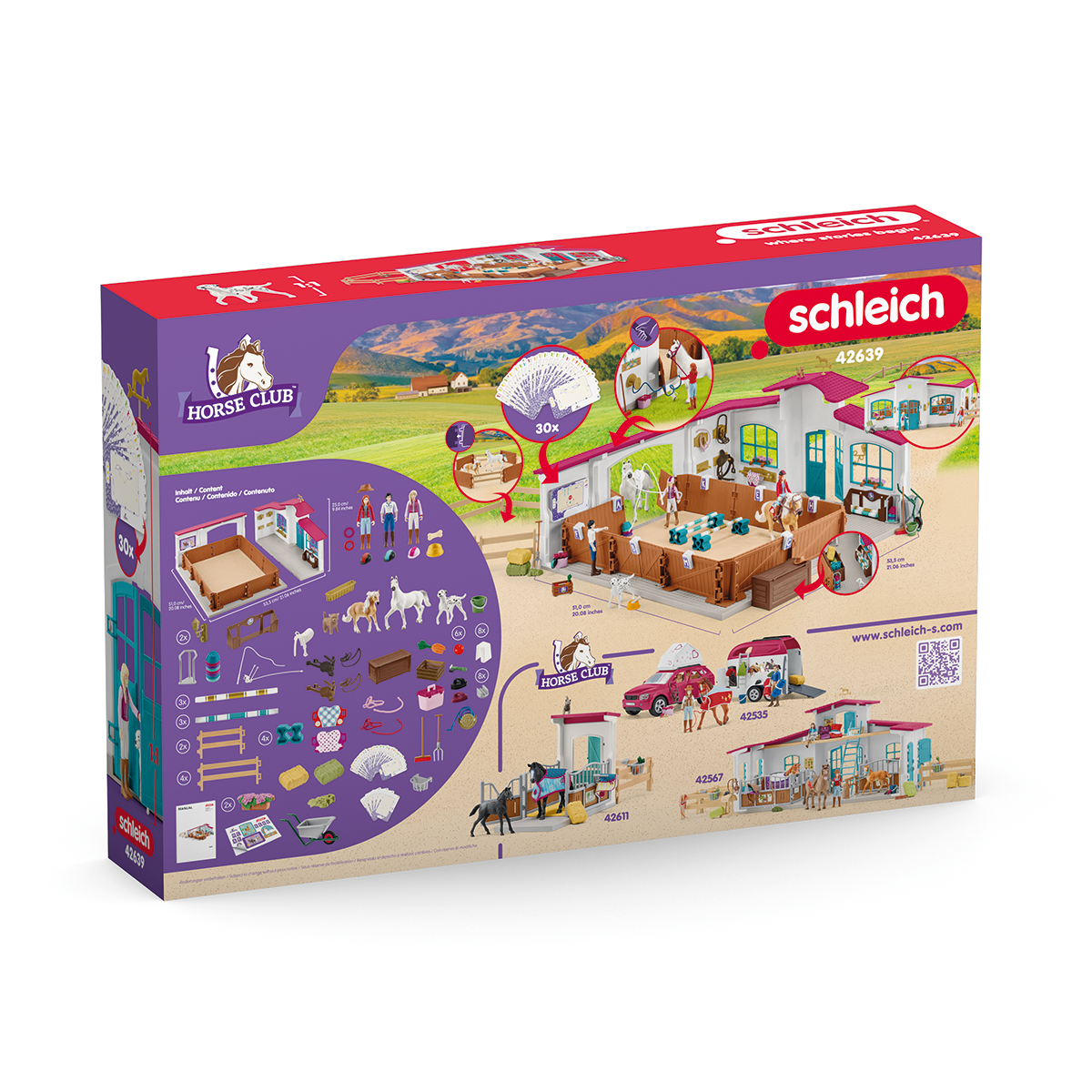 Schleich Horse Club Riding Arena Peppertree Playset 42639