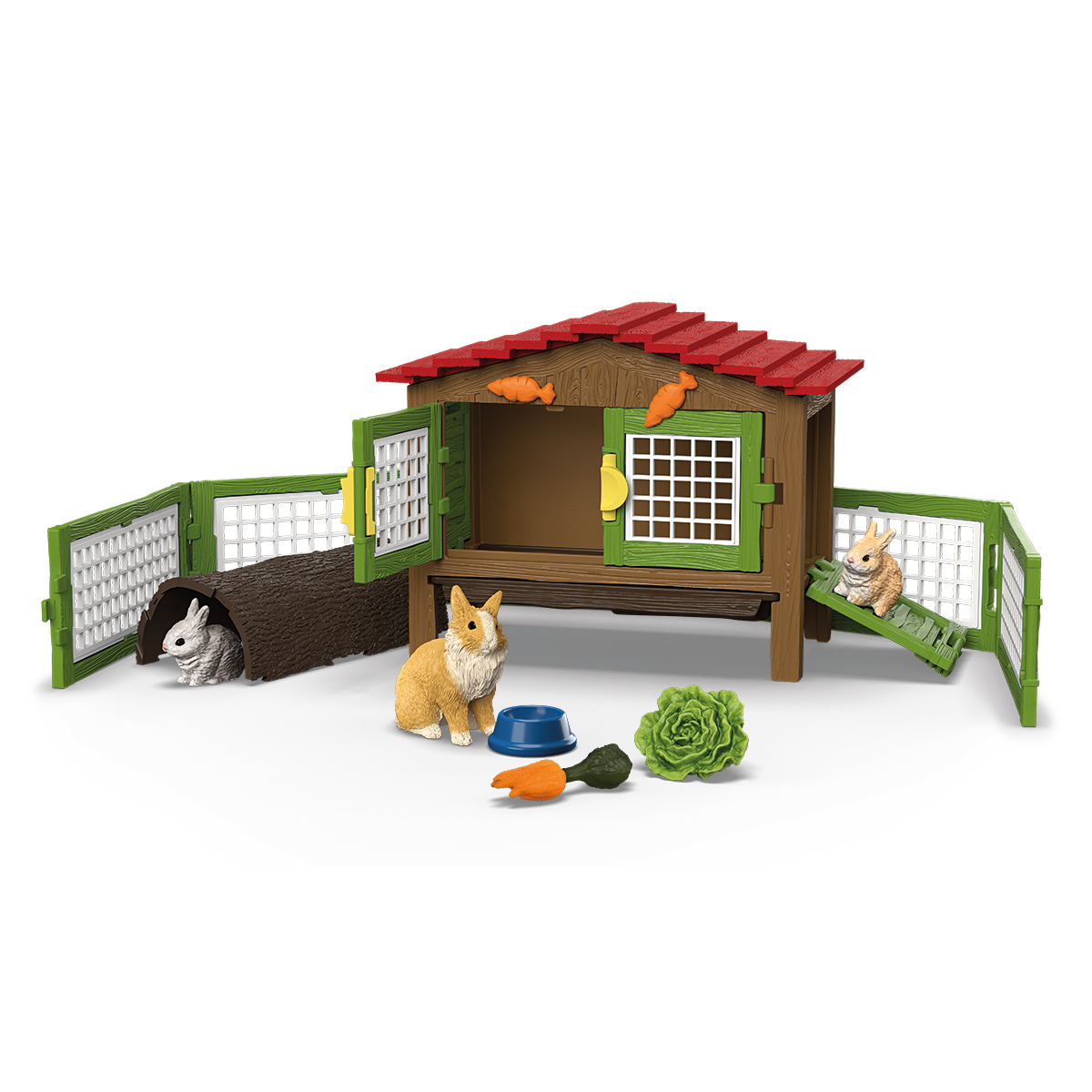 Schleich FARM WORLD Rabbit Hutch Playset 42728