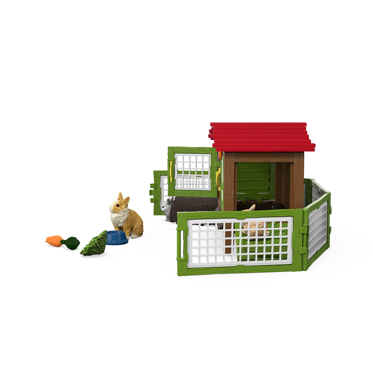 Schleich FARM WORLD Rabbit Hutch Playset 42728