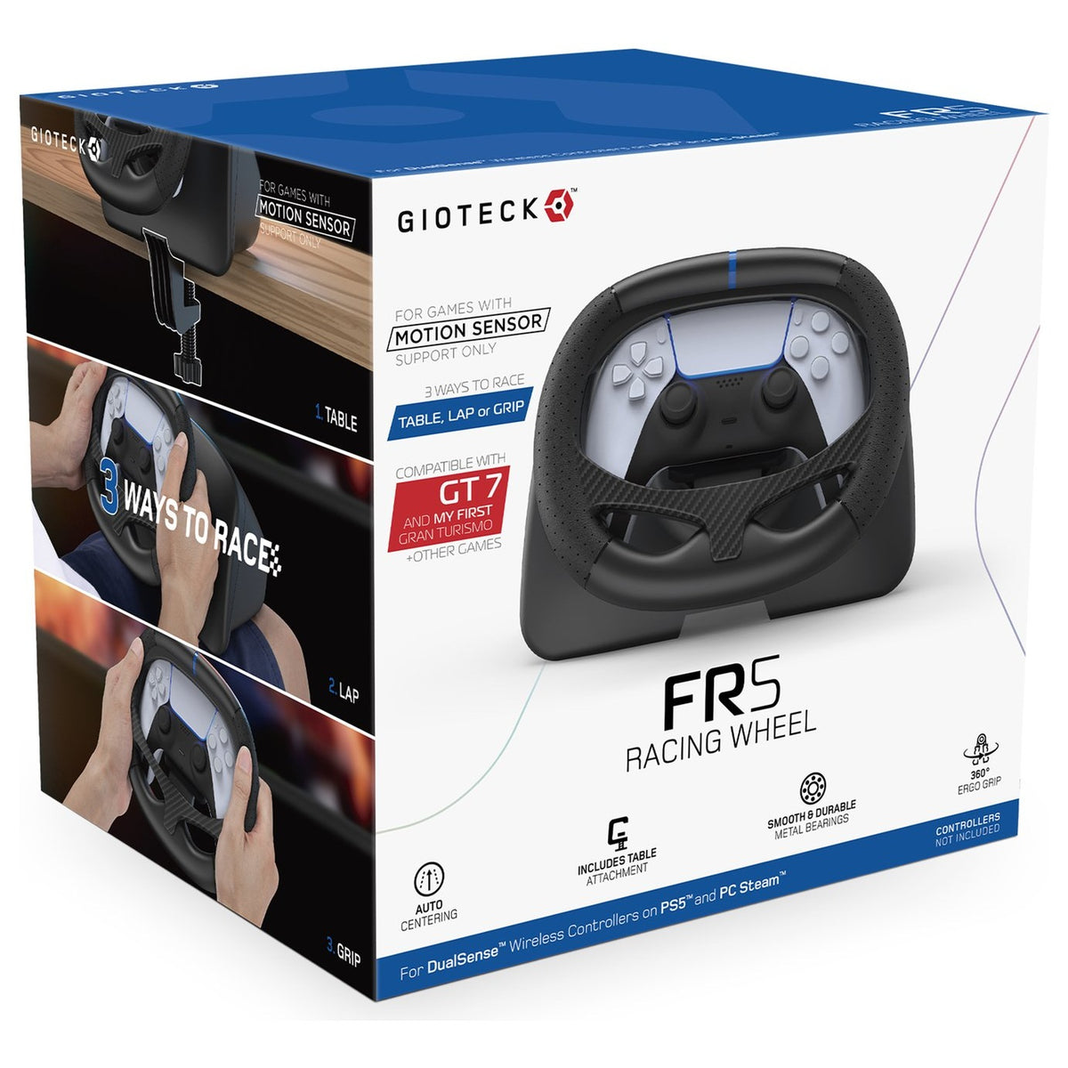 Gioteck FR5 Racing Wheel Dock for DualSense Controllers