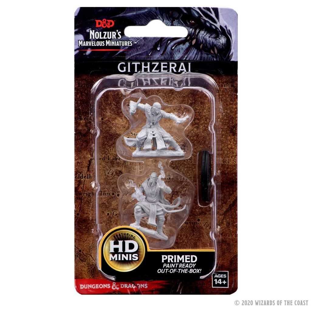Dungeons & Dragons Nolzur’s Marvelous Unpainted Githzerai Miniatures