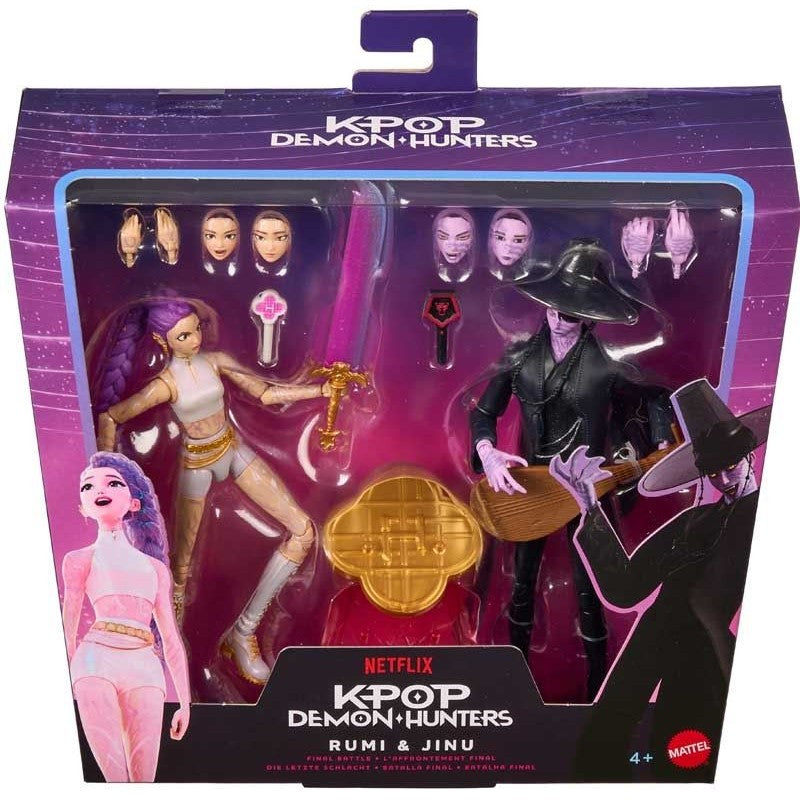 KPop Demon Hunters Rumi & Jinu Final Battle Action Figure 2-Pack