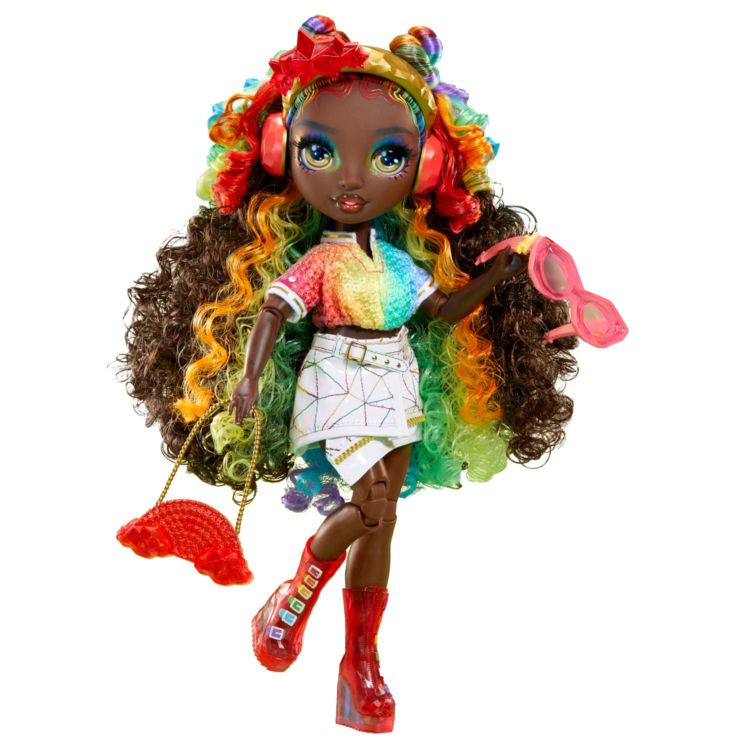Rainbow High Creative Crystals Iris Bow Fashion Doll and Crystal Accessory Kit