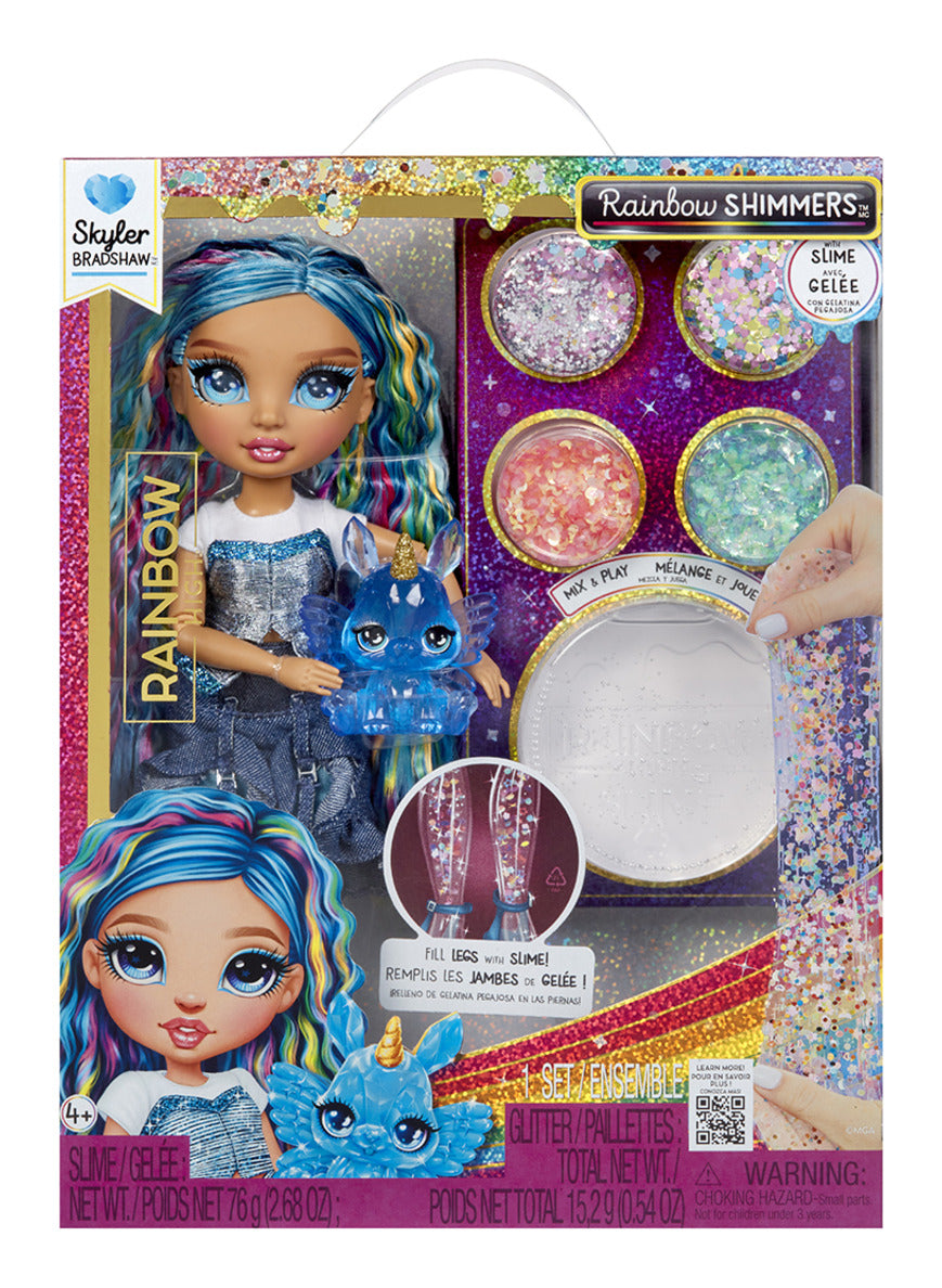 Rainbow High Rainbow Shimmers Skyler Doll with Slime Kit