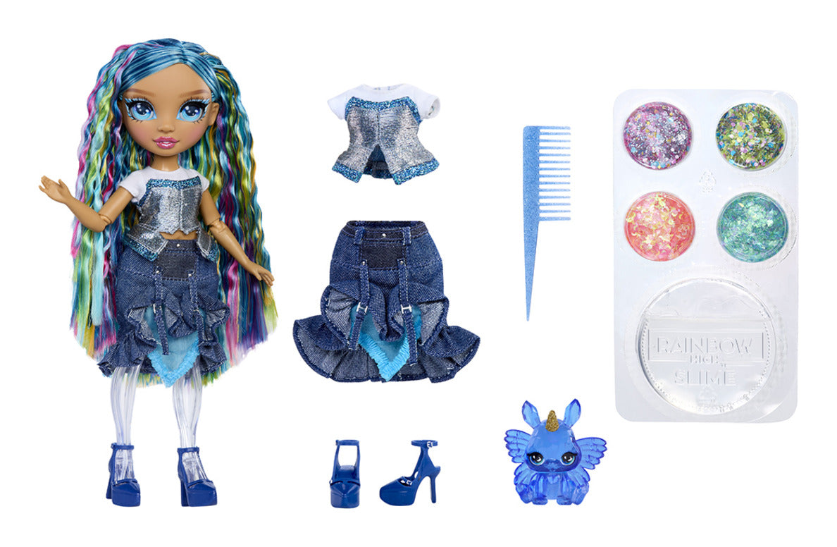 Rainbow High Rainbow Shimmers Skyler Doll with Slime Kit
