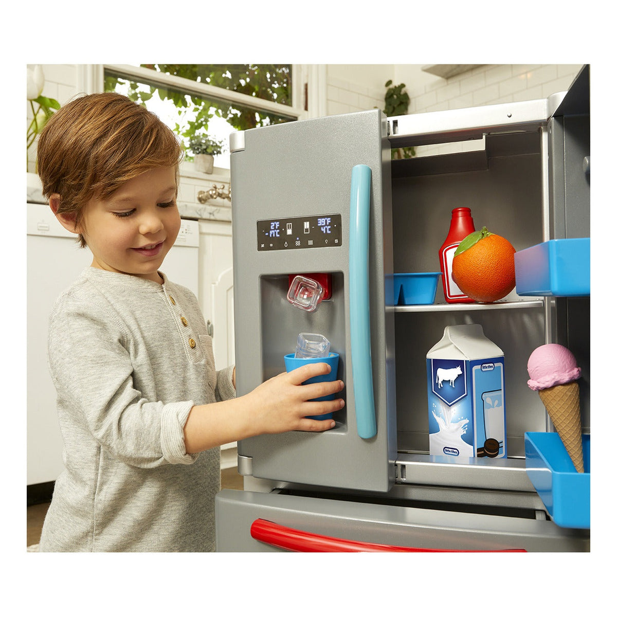 Little Tikes First Fridge Interactive Pretend-Play Refrigerator