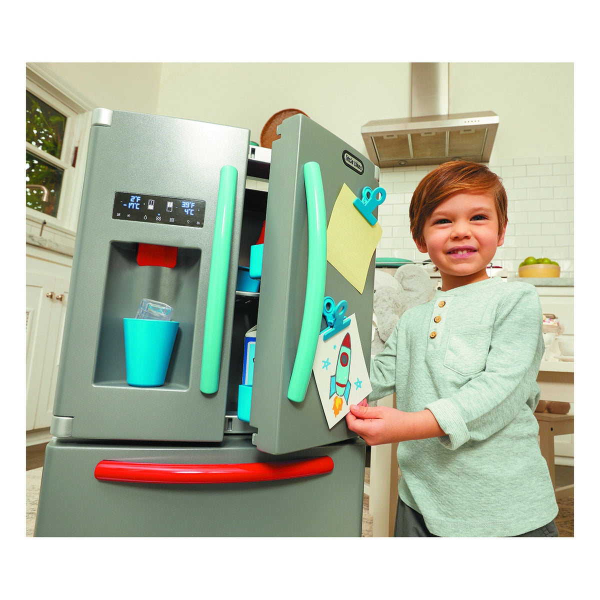 Little Tikes First Fridge Interactive Pretend-Play Refrigerator