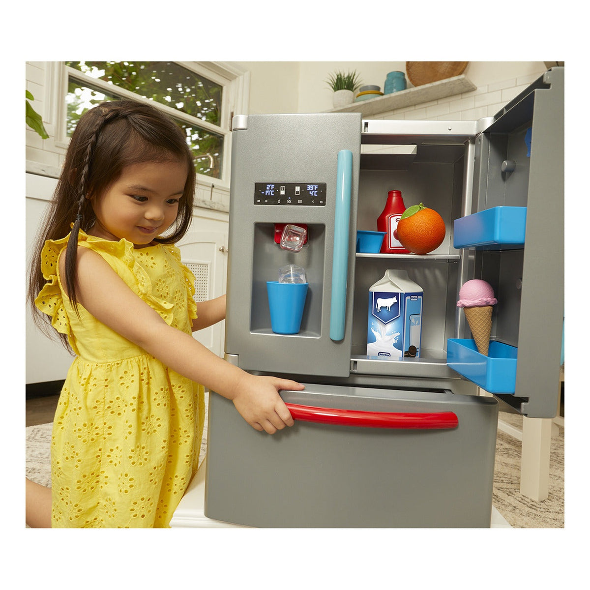 Little Tikes First Fridge Interactive Pretend-Play Refrigerator